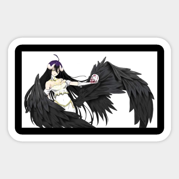 Albedo Sticker by Gomu Gomu No Doodle